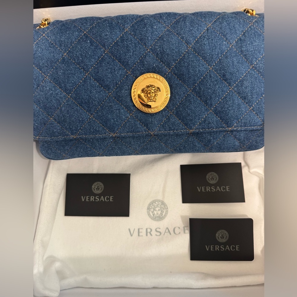 Versace Denim Bag 🌟 All Inclusive - Picture 3 of 12